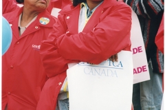 Rally against NAFTA, ca. 1987. Courtesy of CUPE National.