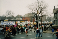 Days of Action in Hamilton, 1996. Courtesy of CUPE Local 5167.