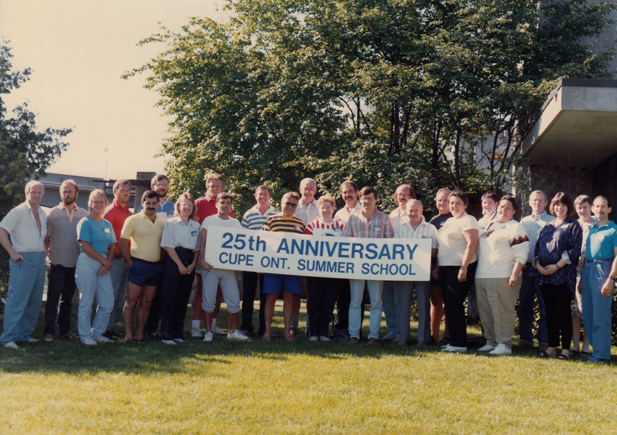 CUPE summer school 25th Anniversary celebration, 1998. Courtesy of CUPE Local 5167.