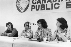 CUPE Saskatchewan Division Convention; Grace Hartman is second from left, ca. 1976. Courtesy of CUPE National.