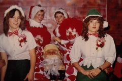 The first Local 5 annual Christmas party for members and kids; Jack Sadlick was Santa, 1982. Courtesy of CUPE Local 5167.