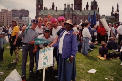 Rally at the CUPE National Health and Safety Conference in Ottawa, ca. 1992. Courtesy of Ed Thomas.