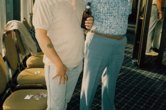 Ed Thomas and Stan Little, the first national President of CUPE, ca. 1992. Courtesy of Ed Thomas.
