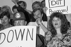 Locals 5 and 167 both rallied against management’s performance excellence program, January 3, 1992. Courtesy of The Hamilton Spectator Collection, Local History & Archives Department, Hamilton Public Library.
