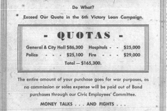 A notice of an upcoming “At-Home” party for members of the Hamilton Civic General Staff Association in Hoot Civic News, February 1944. Courtesy of Hoot Civic News.