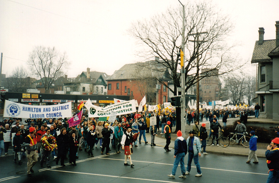 1996 - Days of Action in Hamilton.